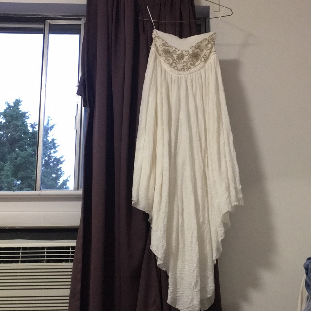 white dress